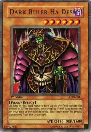 Dark Ruler Ha Des (Ultra Rare) [LOD-001] Legacy of Darkness Unlimited