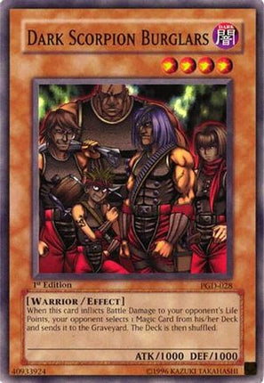 Dark Scorpion Burglars (Common / Short Print) [PGD-028] Pharaonic Guardian 1st Edition
