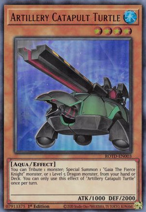 Artillery Catapult Turtle (Ultra Rare) [ROTD-EN003] 1st Edition