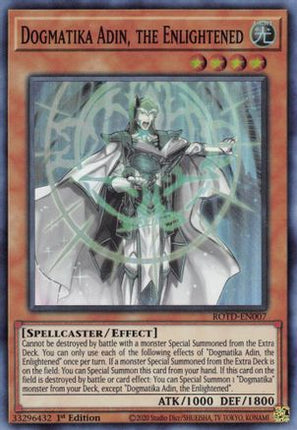 Dogmatika Adin, the Enlightened (Super Rare) [ROTD-EN007] 1st Edition