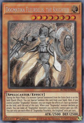 Dogmatika Fleurdelis, the Knighted (Secret Rare) [ROTD-EN008] 1st Edition