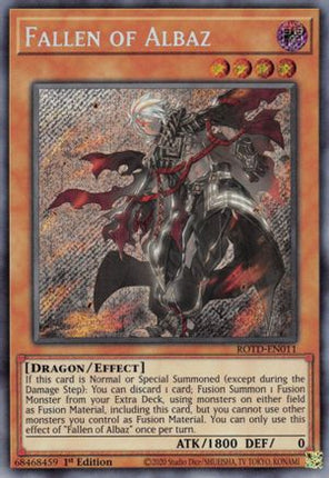 Fallen of Albaz (Secret Rare) [ROTD-EN011] 1st Edition