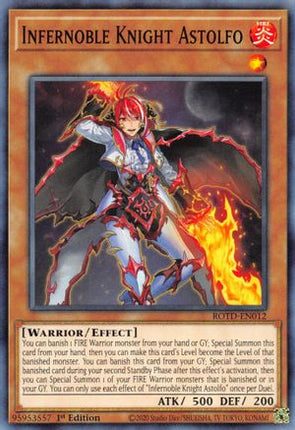 Infernoble Knight Astolfo (Common / Short Print) [ROTD-EN012] 1st Edition