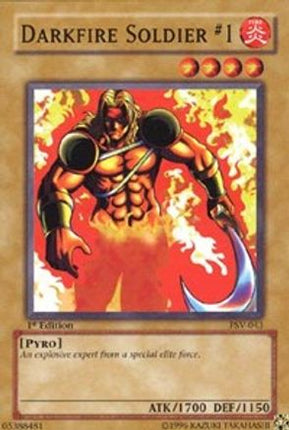Darkfire Soldier #1 (Common / Short Print) [PSV-043] Pharaoh's Servant 1st Edition