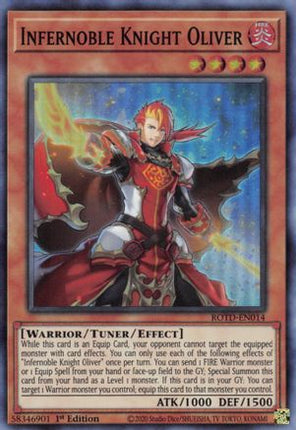 Infernoble Knight Oliver (Super Rare) [ROTD-EN014] 1st Edition