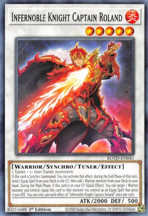 Infernoble Knight Captain Roland (Common / Short Print) [ROTD-EN041] 1st Edition