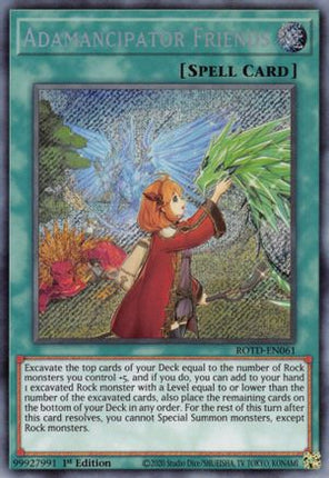 Adamancipator Friends (Secret Rare) [ROTD-EN061] 1st Edition