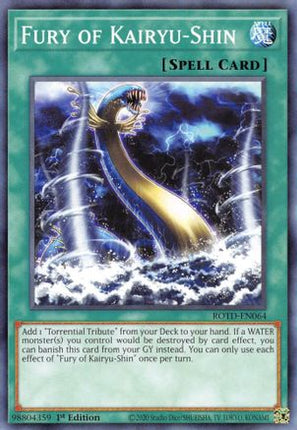 Fury of Kairyu-Shin (Common / Short Print) [ROTD-EN064] 1st Edition