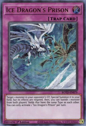 Ice Dragon's Prison (Ultra Rare) [ROTD-EN079] 1st Edition