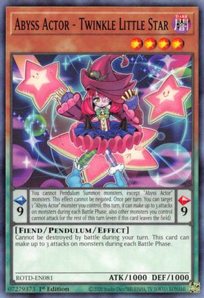 Abyss Actor - Twinkle Little Star (Common / Short Print) [ROTD-EN081] 1st Edition