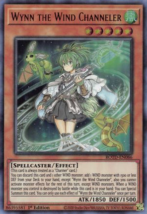 Wynn the Wind Channeler (Ultra Rare) [ROTD-EN086] 1st Edition