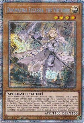 Dogmatika Ecclesia, the Virtuous (Starlight Rare)  [ROTD-EN005] 1st Edition