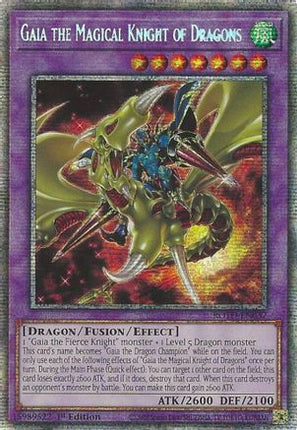 Gaia the Magical Knight of Dragons (Starlight Rare)  [ROTD-EN037] 1st Edition