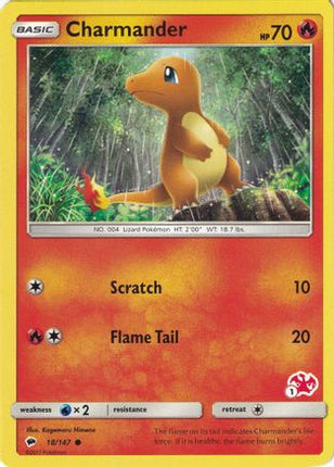 Charmander (# Charizard Stamped) 18/147 - Battle Academy