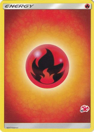 Fire Energy (# Charizard Stamped) undefined- Battle Academy