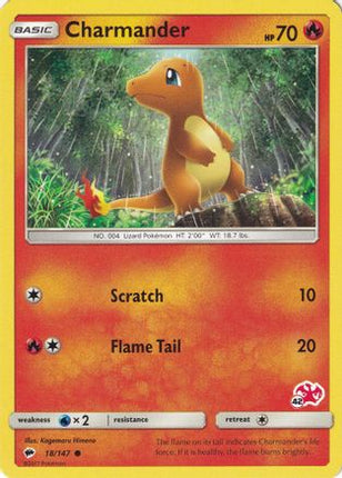 Charmander (# Charizard Stamped) 018/147 - Battle Academy