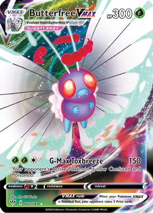 Butterfree VMAX - 2/189 [SWSH03: Darkness Ablaze] Holofoil