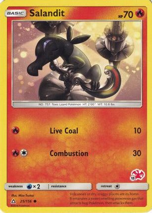 Salandit (# Charizard Stamped) 25/156 - Battle Academy