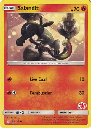 Salandit (# Charizard Stamped) 25/156 - Battle Academy