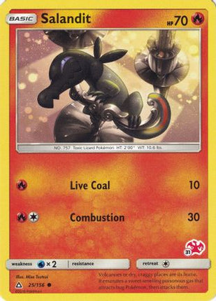 Salandit (# Charizard Stamped) 25/156 - Battle Academy