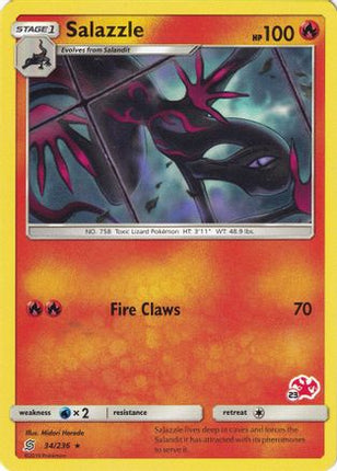 Salazzle (# Charizard Stamped) 34/236 - Battle Academy