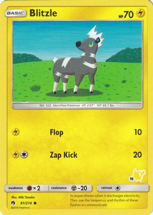 Blitzle (# Pikachu Stamped) 81/214 - Battle Academy