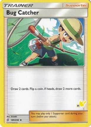 Bug Catcher - 189/236 (#51 Pikachu Stamped) [Battle Academy]