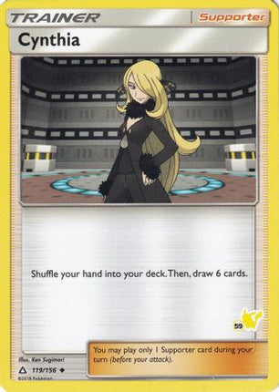 Cynthia (# Pikachu Stamped) 119/156 - Battle Academy
