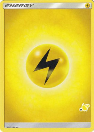 Lightning Energy (# Pikachu Stamped) undefined- Battle Academy