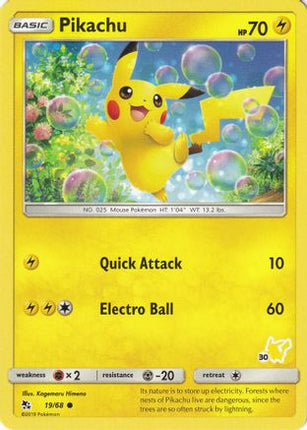 Pikachu (#30 Pikachu Stamped) 019/68 - Battle Academy