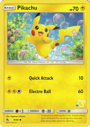 Pikachu (#55 Pikachu Stamped) 019/068 - Battle Academy
