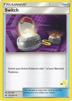 Switch (# Pikachu Stamped) 132/149 - Battle Academy