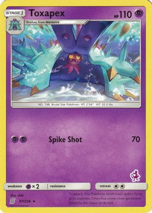 Toxapex (Mewtwo Stamped) 97/236 - Battle Academy