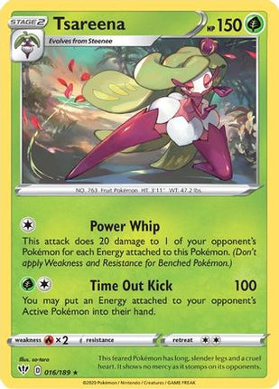 Tsareena - 16/189 [SWSH03: Darkness Ablaze] Reverse Holofoil
