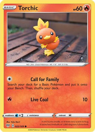 Torchic - 22/189 [SWSH03: Darkness Ablaze]