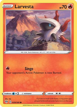 Larvesta - 29/189 [SWSH03: Darkness Ablaze]