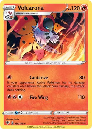 Volcarona - 30/189 [SWSH03: Darkness Ablaze]