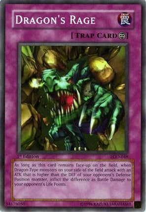 Dragon's Rage (Common / Short Print) [LOD-048] Legacy of Darkness Unlimited
