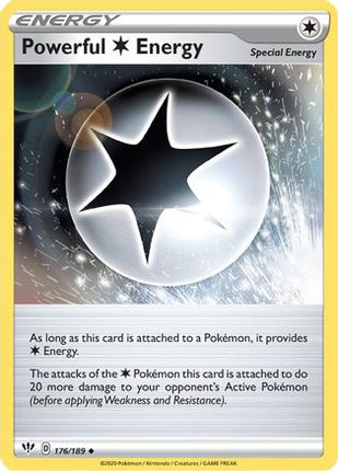 Powerful C Energy - 176/189 [SWSH03: Darkness Ablaze] Reverse Holofoil