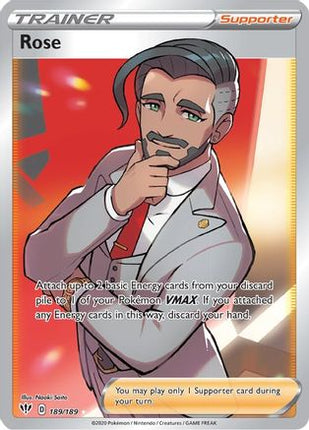 Rose (Full Art) - 189/189 [SWSH03: Darkness Ablaze] Holofoil