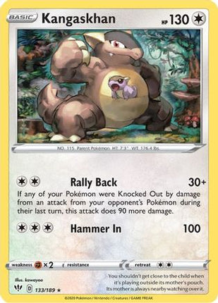 Kangaskhan - 133/189 [SWSH03: Darkness Ablaze] Holofoil