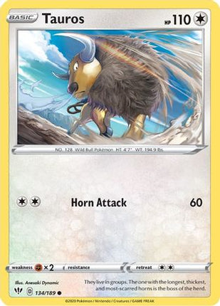 Tauros - 134/189 [SWSH03: Darkness Ablaze]