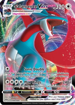 Salamence VMAX - 144/189 [SWSH03: Darkness Ablaze] Holofoil