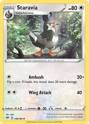 Staravia - 146/189 [SWSH03: Darkness Ablaze]