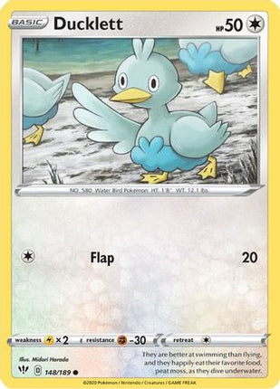 Ducklett - 148/189 [SWSH03: Darkness Ablaze] Reverse Holofoil