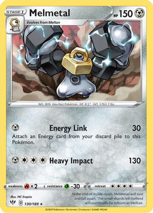 Melmetal - 130/189 [SWSH03: Darkness Ablaze] Reverse Holofoil