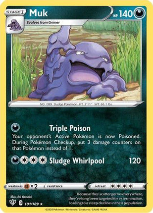 Muk - 101/189 [SWSH03: Darkness Ablaze]