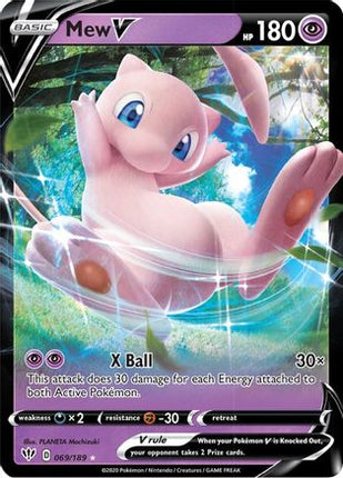 Mew V - 69/189 [SWSH03: Darkness Ablaze] Holofoil