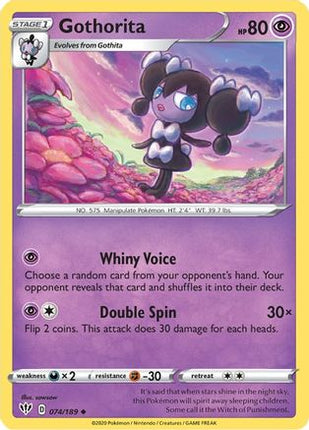 Gothorita - 74/189 [SWSH03: Darkness Ablaze]