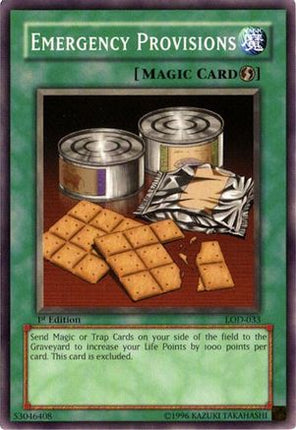 Emergency Provisions (Common / Short Print) [LOD-033] Legacy of Darkness Unlimited